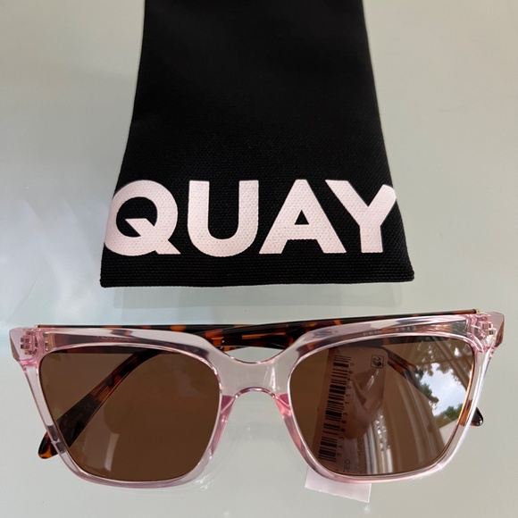 QUAY CEO CAT EYE Tortoise Square Sunglasses - Picture 1 of 8